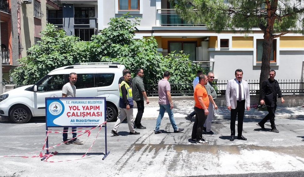 PAMUKKALE BELEDİYESİ YUNUS EMRE’DE İKİNCİ ETAP ÇALIŞMALARINA BAŞLADI
