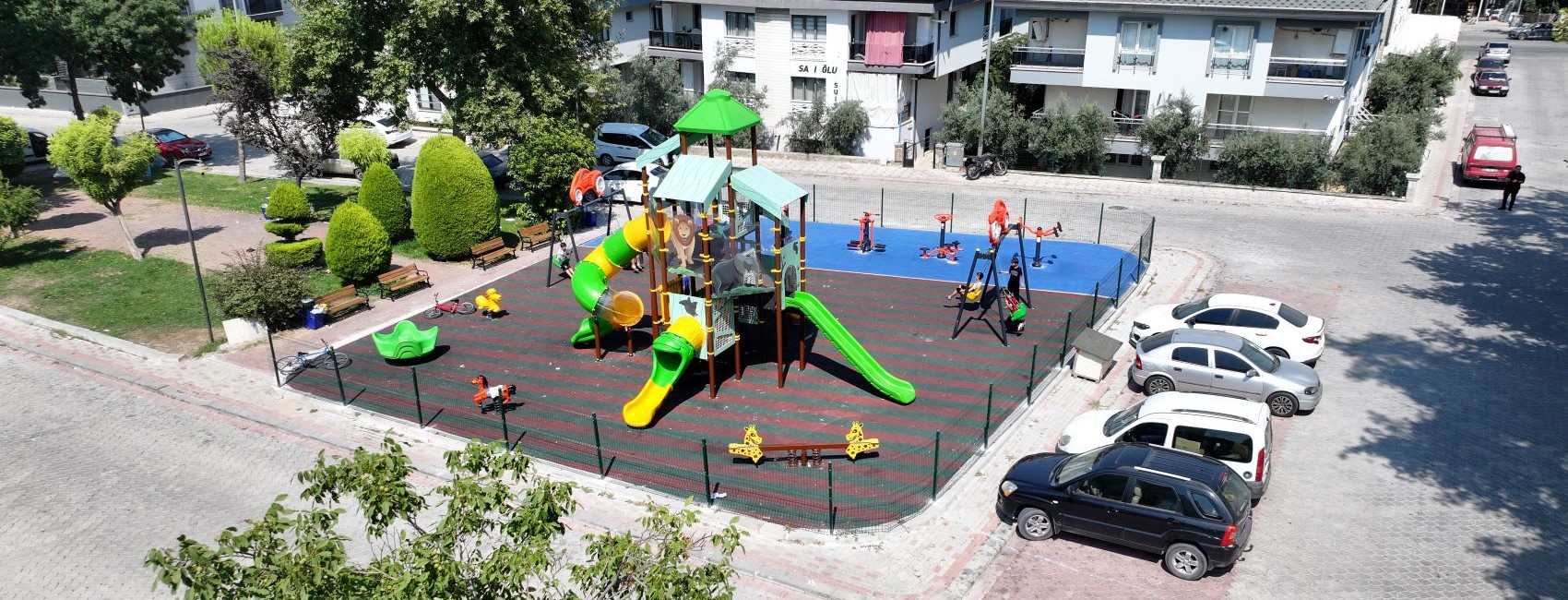 PAMUKKALE'DE BİR PARKA DAHA MODERN DOKUNUŞ: ASMALIEVLER PARKI YENİLENDİ