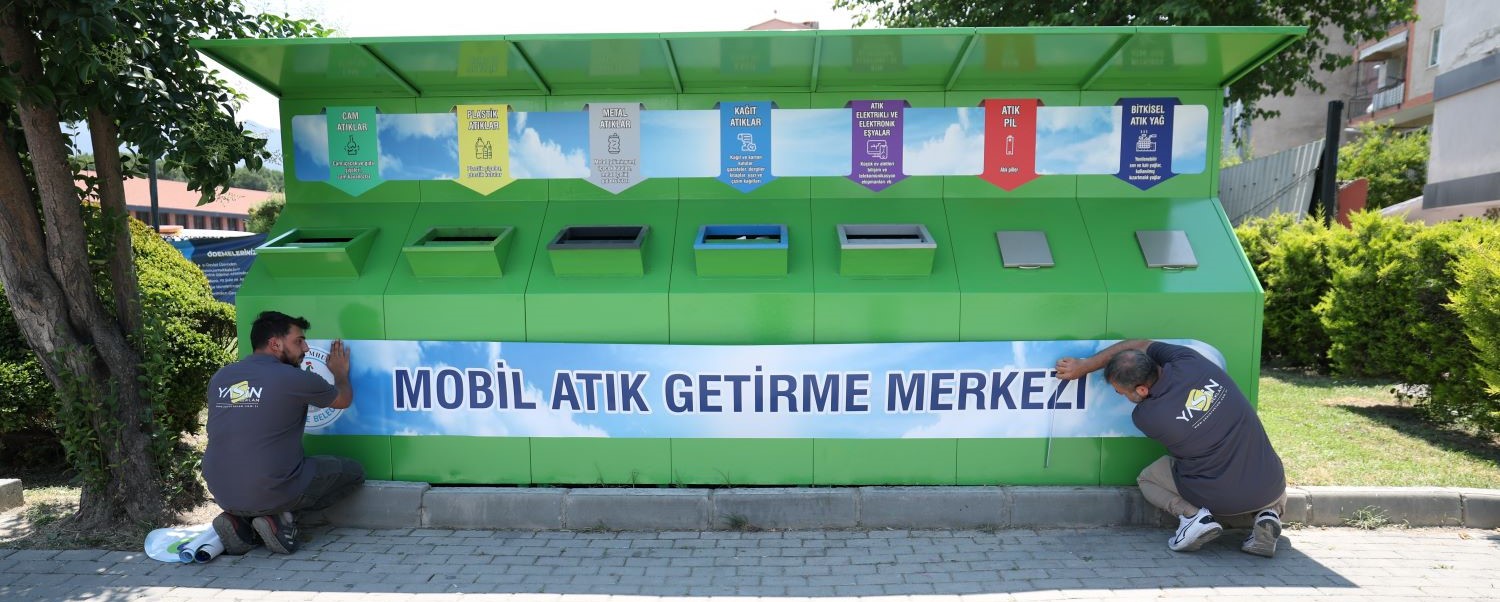 PAMUKKALE’DE MOBİL ATIK GETİRME MERKEZLERİ YENİLENİYOR